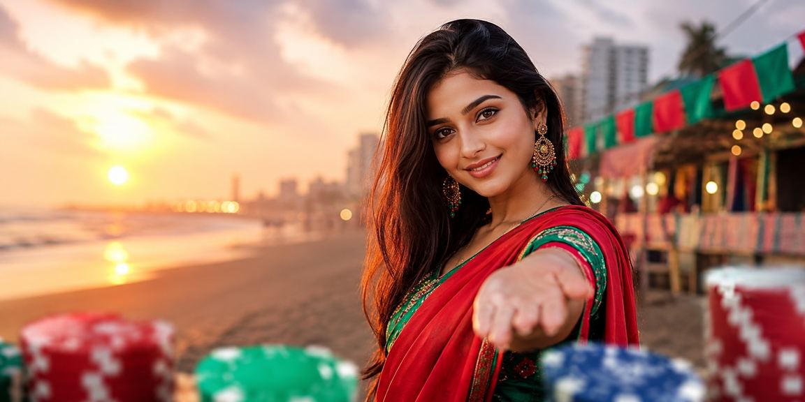 কক্সবাজারের লাল-সবুজ পরিবেশে রিবেট বোনাস উদযাপনের দৃশ্য