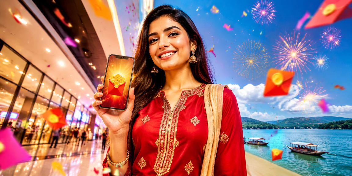 রাঙামাটির সমুদ্র সৈকতে রেড এনভেলপ বোনাস উদযাপন