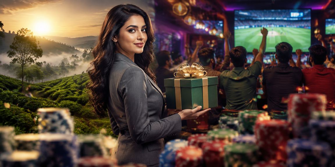 সিলেটের চা বাগানের পটভূমিতে ক্রিকেট বেটিং উপভোগ করছেন একজন বাংলাদেশি ব্যবহারকারী